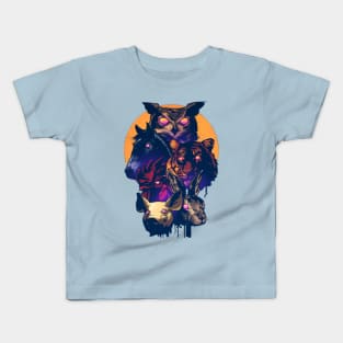 Trials of the Blood Dragon - Miami World Kids T-Shirt